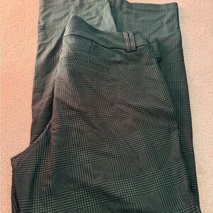 Torrid Teal and Black Plaid Pants